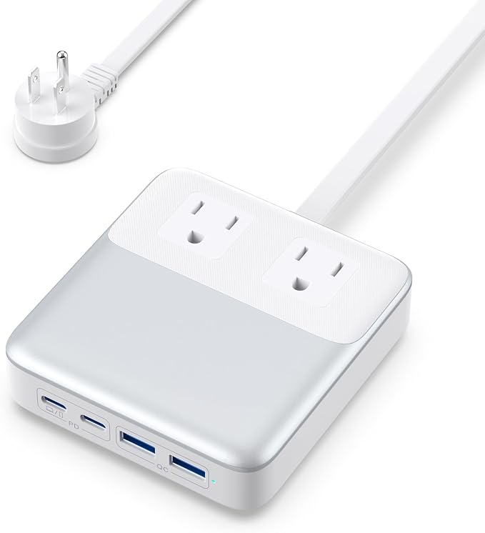 USB C Charger Block, 135W GaN Fast Charging Station Hub, 6-in-1 USB C Power by Feob