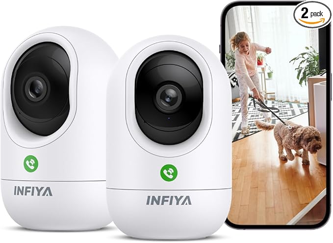 INFIYA 2K Security Camera Indoor-360 Cameras by INFIYA