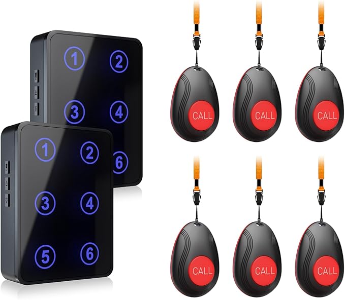 CallToU Wireless Call Button Caregiver Pager Nurse Call System by CallToU