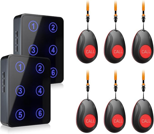 CallToU Wireless Call Button Caregiver Pager Nurse Call System by CallToU