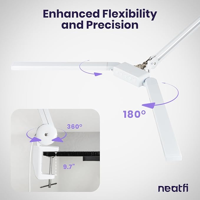 Neatfi LED Desk Lamp, Dimmable Desk Light - Image 3