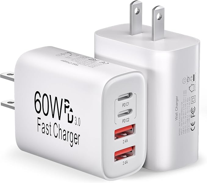 60W USB C Charger Block Fast Charging by Unknown