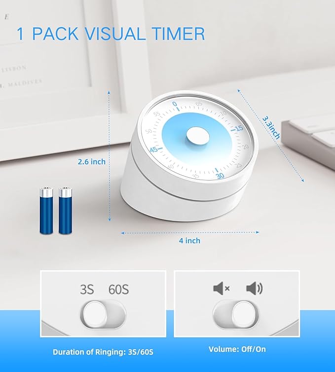 Rosenpatio Visual Timer for Adults Teenager - Image 3