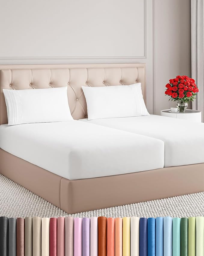 Split King Size 5 Piece Sheet Set by CGKUnlimited