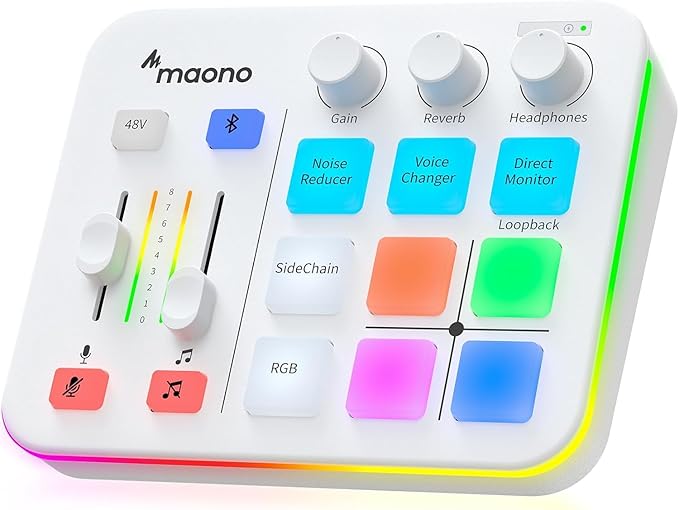 MAONO Gaming Audio Mixer, Audio Interface by MAONO