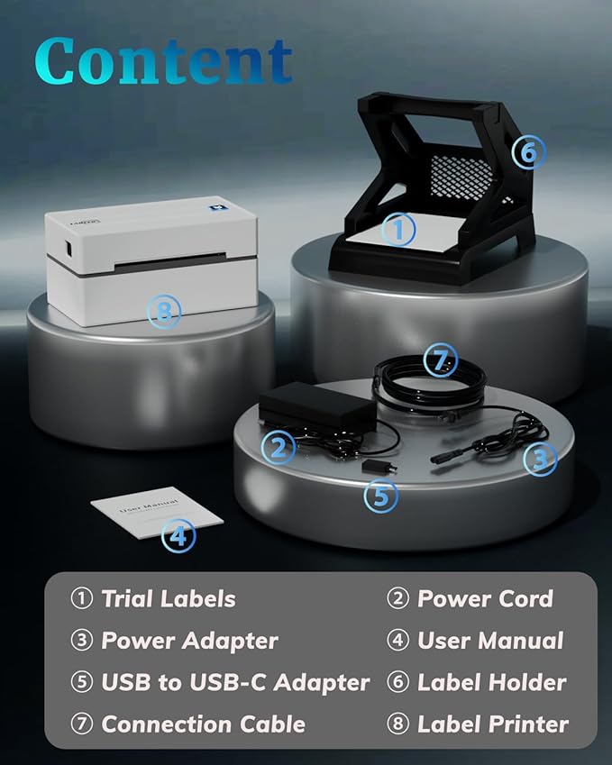 Labeer Bluetooth Thermal Shipping Label Printer, 4x6 Wireless Shipping Label - Image 8