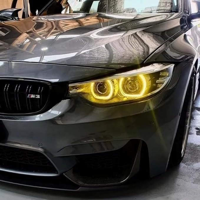 SOCAL-LED LIGHTING Yellow Angel Eye Daytime Running Light DRL Non-Adaptive - Image 7