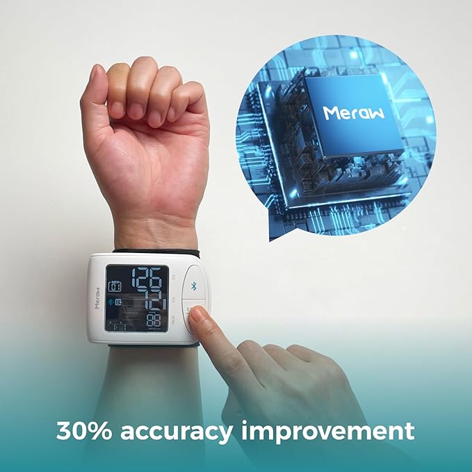 Meraw Blood Pressure Monitor Adult Cuff, Blood Pressure Cuff Monitor Wrist - Image 4