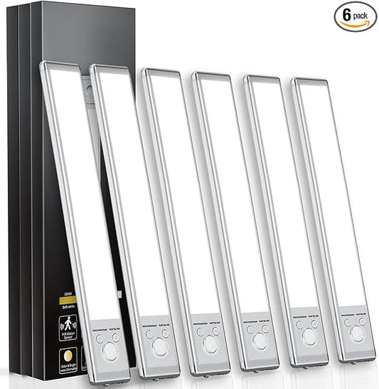 Under Cabinet Lights, 88 LED Operated Motion Sensor Light Indoor, 2200mAh USB by SOUL+LINK