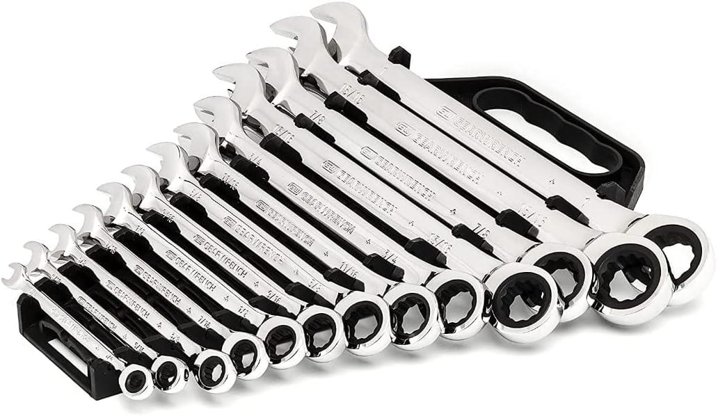 GEARWRENCH 13 Piece 12 Point Ratcheting Combination Wrench Set SAE | 9312