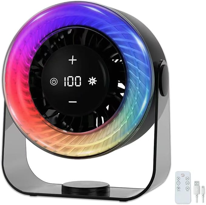 KKANDPP Desk Fans for Bedroom, Quiet Wall-Mounted Desk Fan by Unknown