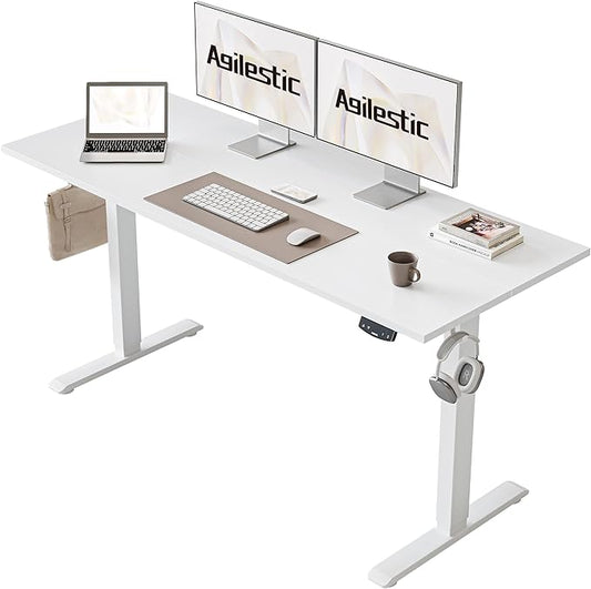 Agilestic Electric Standing Desk, 55 x 24 Inches Height Adjustable Desk by Agilestic