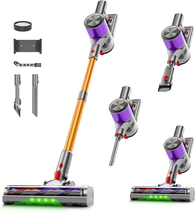 Clinkal Cordless Stick Vacuum Cleaner, 38Kpa Powerful Suction Vacuum Cleaner by Unknown