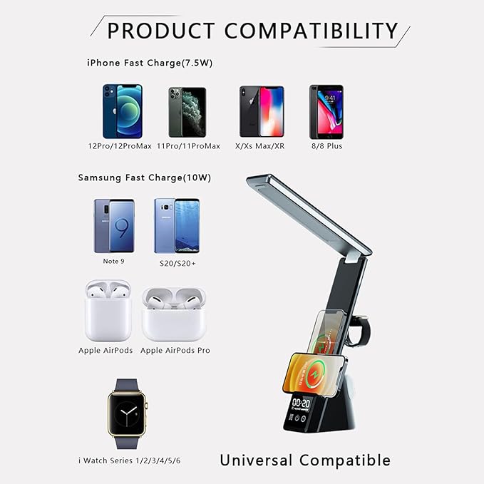 FJHBL Multifunctional Desk Lamp Wireless Charger - Image 6