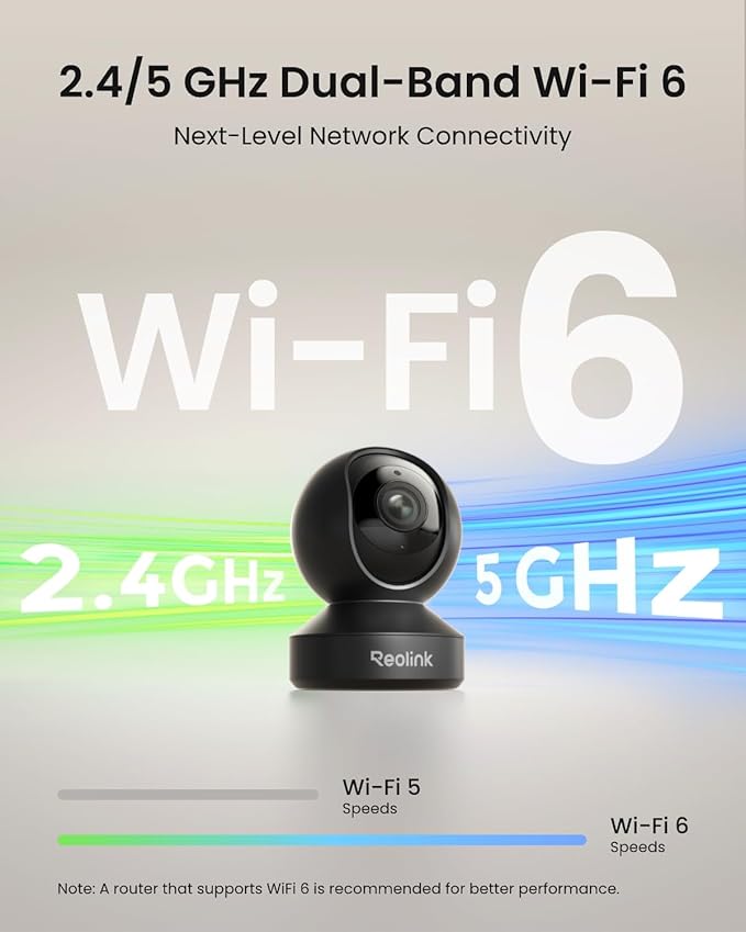 REOLINK Smart 4K UHD Pan & Tilt Dual-Band Wi-Fi 6 Indoor Security Camera - Image 5