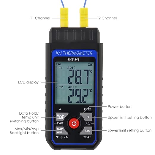 Thermocouple Thermometer Digital K Type Thermometer - Image 6