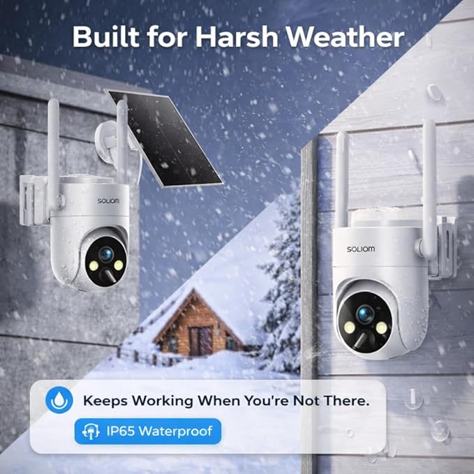 SOLIOM 4G LTE Cellular Security Camera, No WiFi Security Camera, Security - Image 8