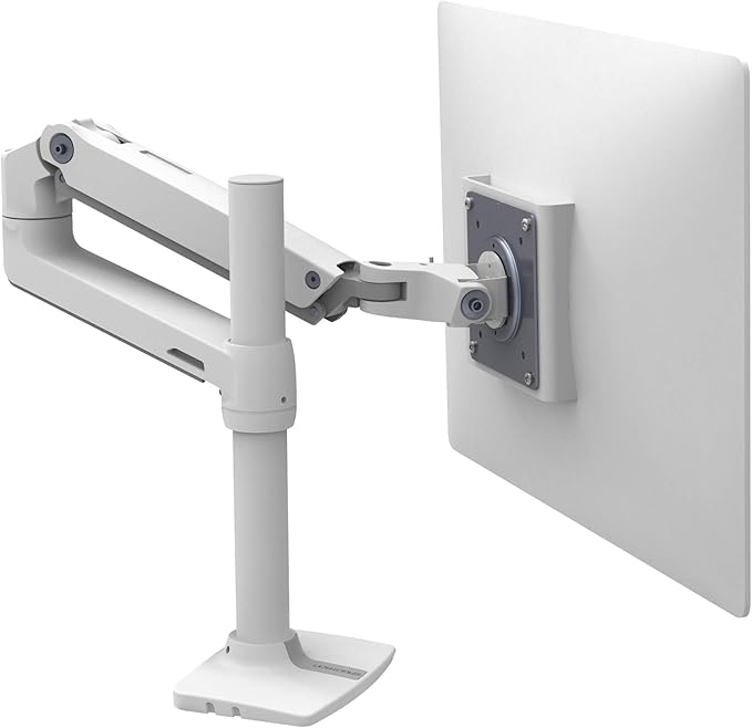 Ergotron – LX Monitor Arm, Single Monitor Desk Mount – fits Flat Curved - Image 3