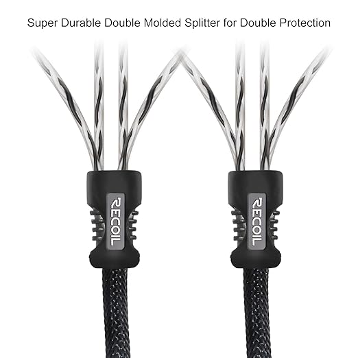 RECOIL P417 Premium 100% Oxygen Free Copper 17ft 4-Channel RCA Audio - Image 5