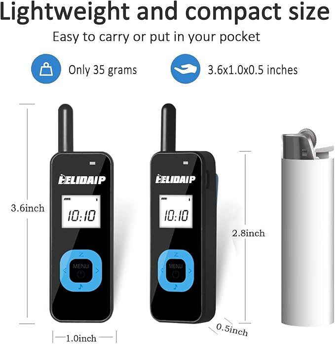 ELIDAIP T-M1 Super Mini Walkie Talkies - Image 2