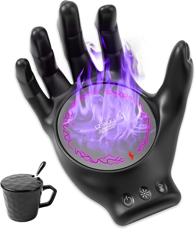 Devil's Hand Heating Mug Warmer & Mug Set by Unknown