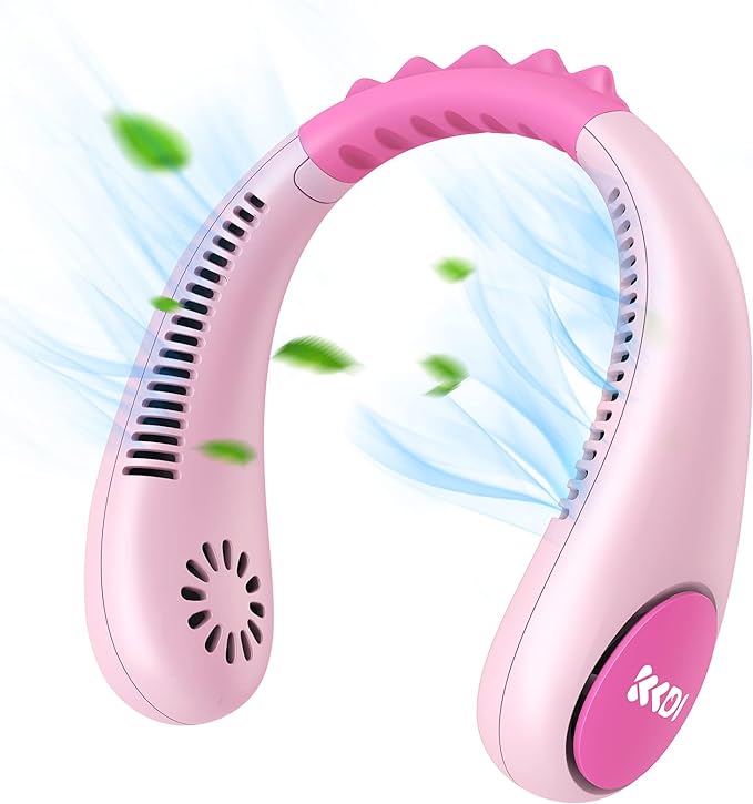 Kids Neck Fan, Portable Bladeless Fans by Kkdi