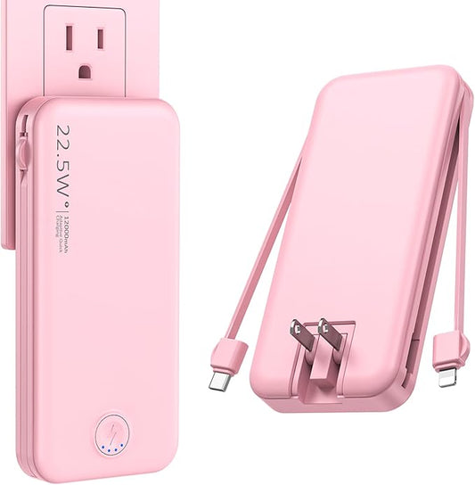 Nusyddy Portable Charger, 12000mAh 22.5W Fast Charging Power Bank by NUSYDDY