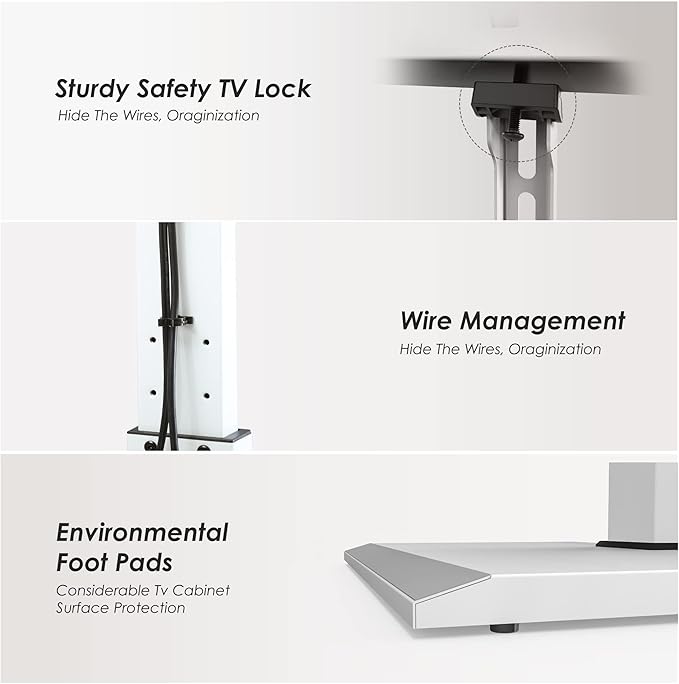 FITUEYES Floor TV Stand with Mount - Image 6