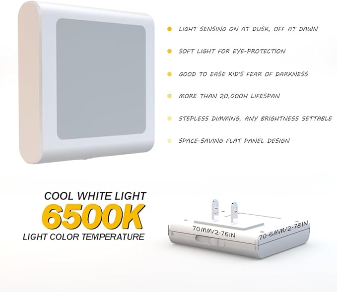 MAZ-TEK Plug in Led Night Light - Image 2