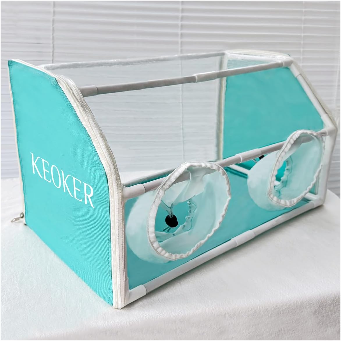 keoker fully enclosed sanding dust-proof cabinet with transparent, main product view