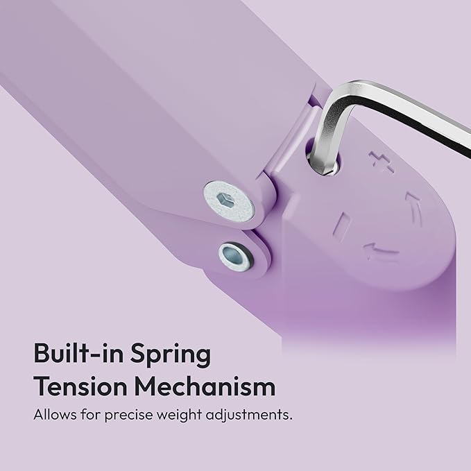 Pixio PS1D Wave Purple Dual Monitor Arm Stand Desk Mount - Image 3