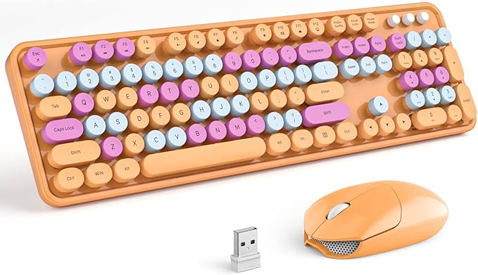 MOFII Wireless Keyboard and Mouse Combo, 2.4GHz Dropout-Free Connection by MOFII