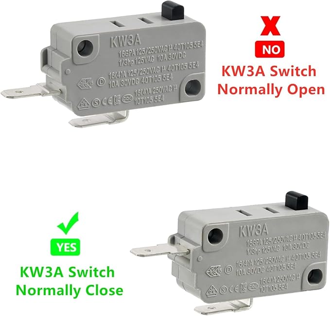 BOJACK Microwave Oven Door Switch KW3A 16A 125/250 V Door Interloc - Image 6