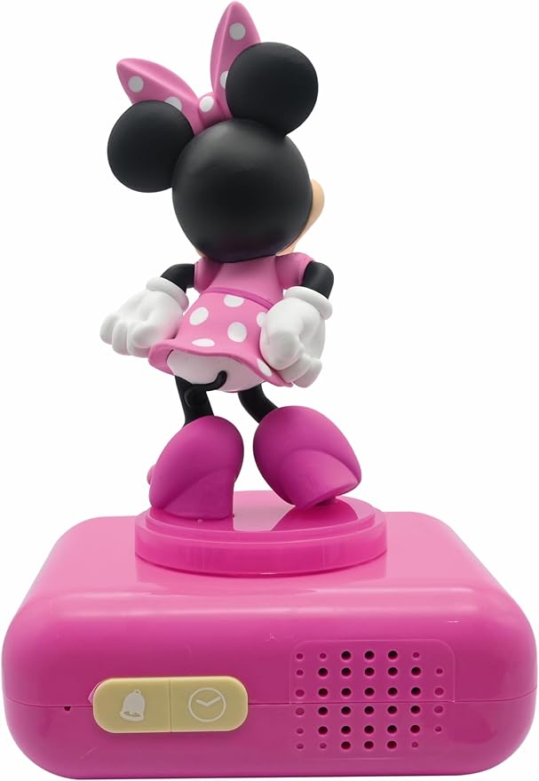 LEXiBOOK, Disney Minnie, Minnie Nightlight Alarm Clock, Sounds and Melodies - Image 2