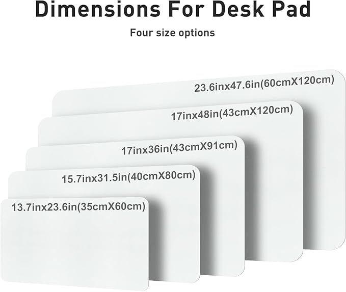 Aothia Faux Leather Desk Mat – Large Mouse Pad, Non-Slip PU Leather Blotter - Image 5