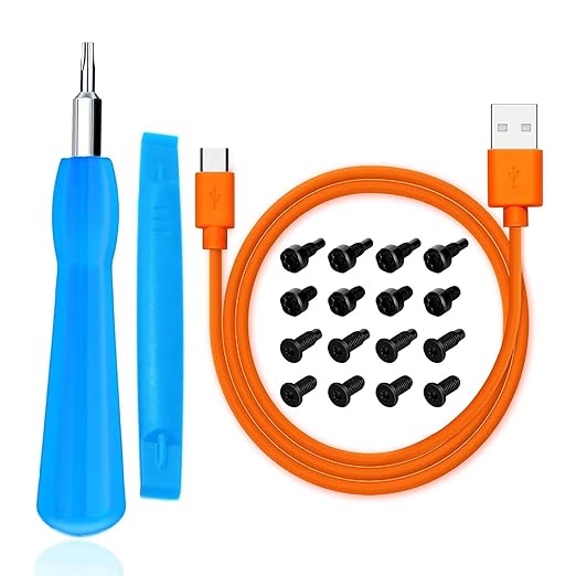 Replacement Ring Screwdriver Bit Set Blue & 20Pcs Doorbell Screws T6 T15 & by Unknown