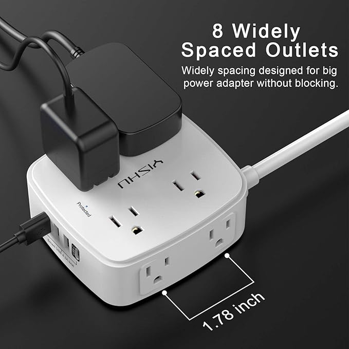 20 Ft Surge Protector Power Strip - Image 5