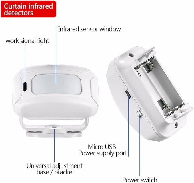 HENDUN Add -on Motion Sensor, Extra Transmitter - Image 3