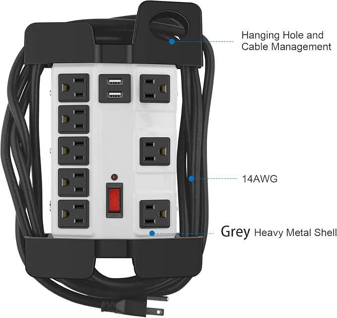 CCCEI Heavy Duty Power Strip - Image 6