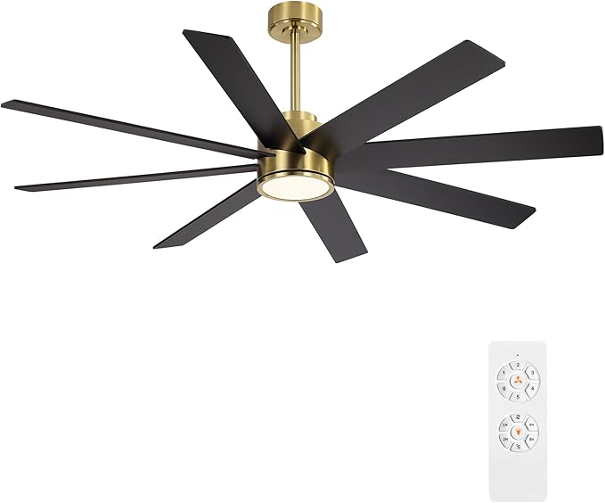 WINGBO 72" Large DC Ceiling Fans by HomePage