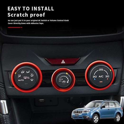 Auovo AC Climate Control Knob Outer Ring Covers Accessories - Image 4