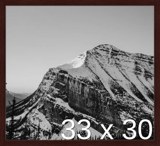 Frame It Easy 33 x 30 Merlot Wood Frame by FrameItEasy