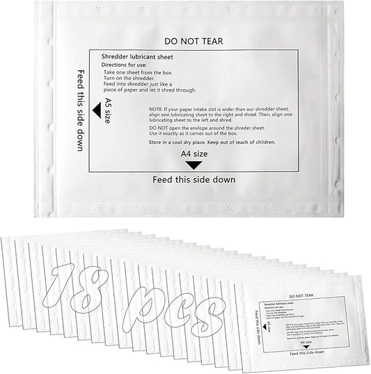 Ansoon Paper Shredder Lubricant Lubricating Sheets, Paper Shredder Oil by ansoon
