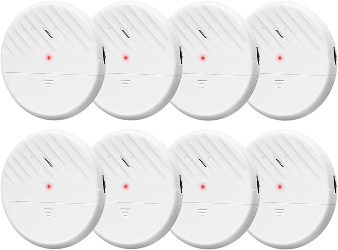 Wsdcam Glass Break Sensor Alarm 125dB Ultra-Slim Wireless Glass Break Detector by wsdcam