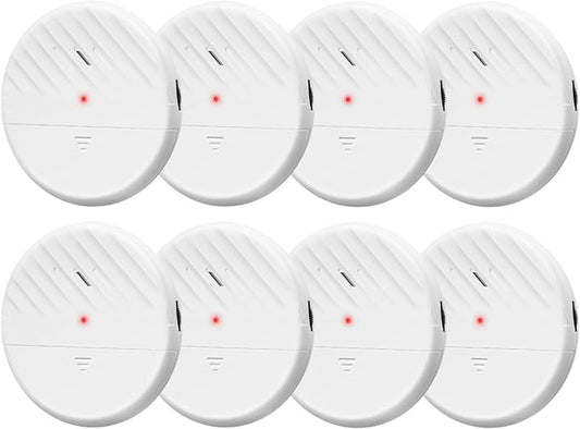Wsdcam Glass Break Sensor Alarm 125dB Ultra-Slim Wireless Glass Break Detector by wsdcam