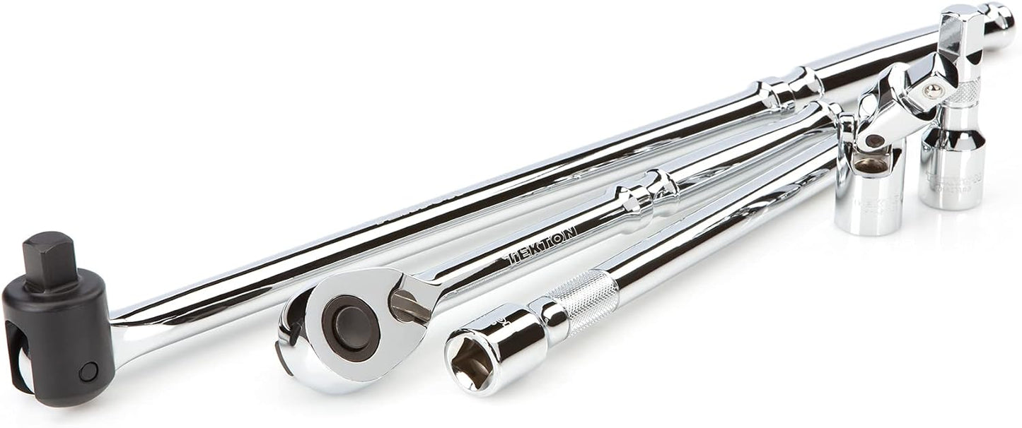 TEKTON 1/2 Inch Drive 6-Point Socket Ratchet Set, 83-Piece | SKT25302