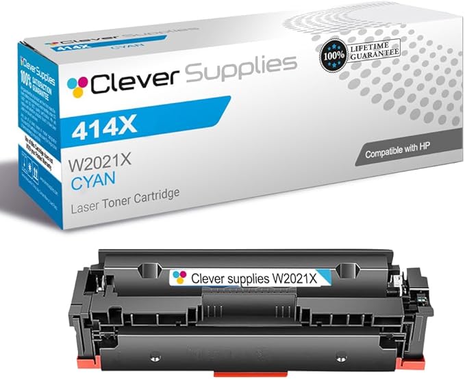 CS Replacement Compatible with HP 414X Toner Cartridge W2021X to use with Color by CleverSupplies