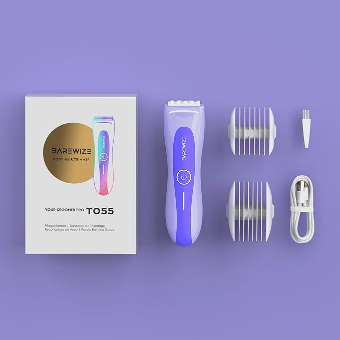 BAREWIZE Bikini Trimmer for Women, Electric Shaver for Women | LED Light - Image 9