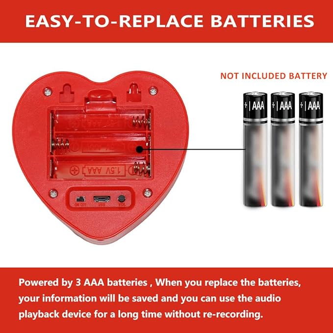 Voice Recorder for Stuffed Animal, JRGKJCP 5min Personal Voice Message - Image 2