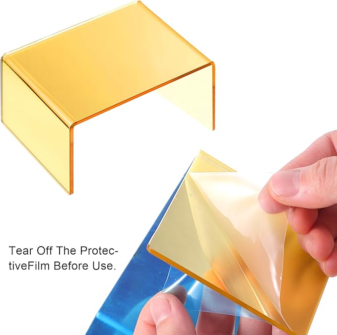 Chuangdi 2 Sets Acrylic Display Risers, Product Stand, Jewelry Display Riser - Image 3
